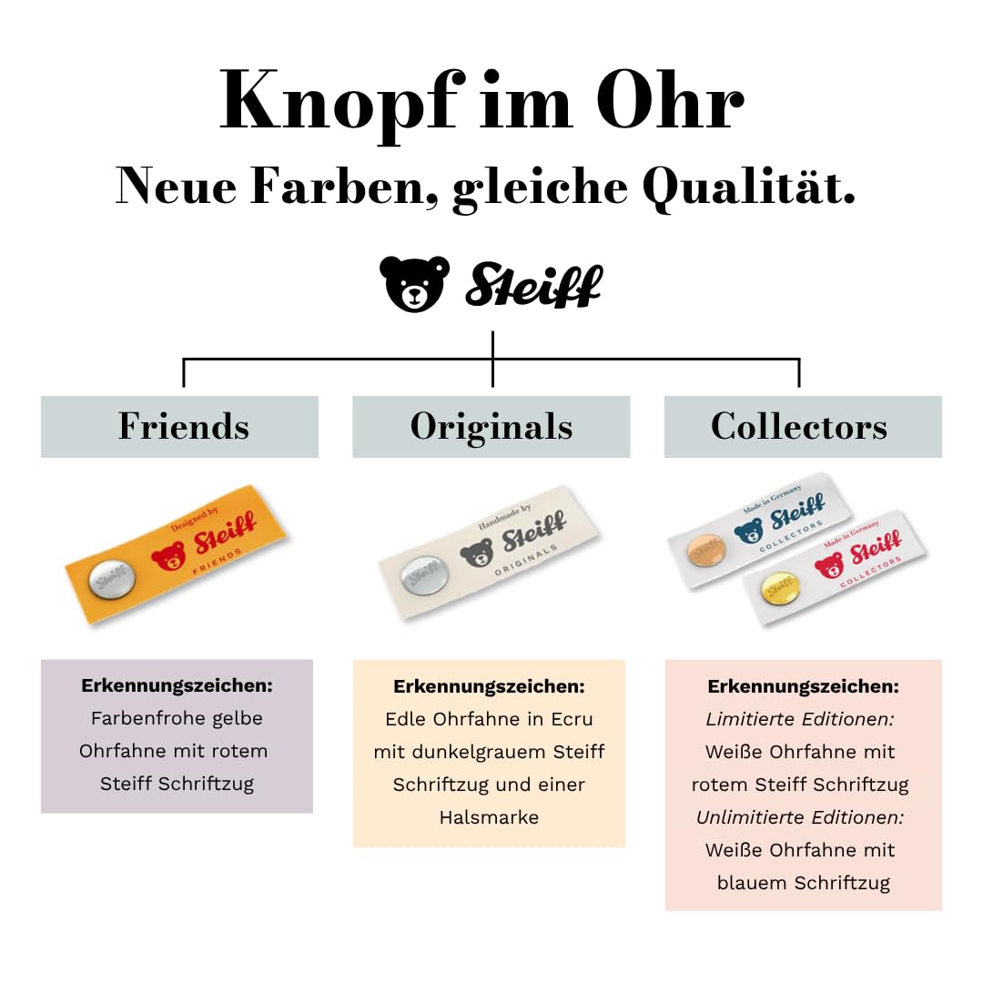 Steiff Kuscheltier Hoppie Hase Schmusetuch, Süßes Stofftier, Jungen, Mädchen & Babys ab 0 Monaten