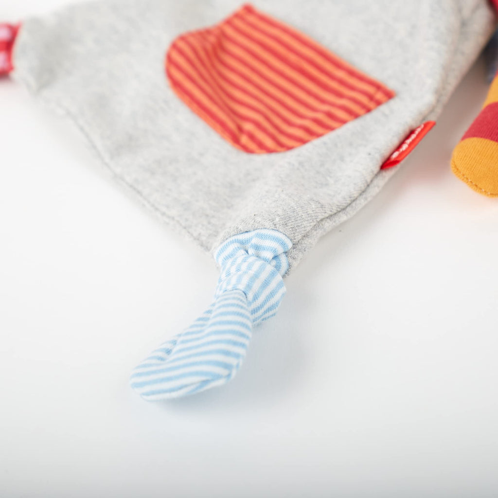 SIGIKID Schnuffeltuch Hase Ringel Dingel Baby Schmusetuch - Spielzeug Stofftier Kuscheltier