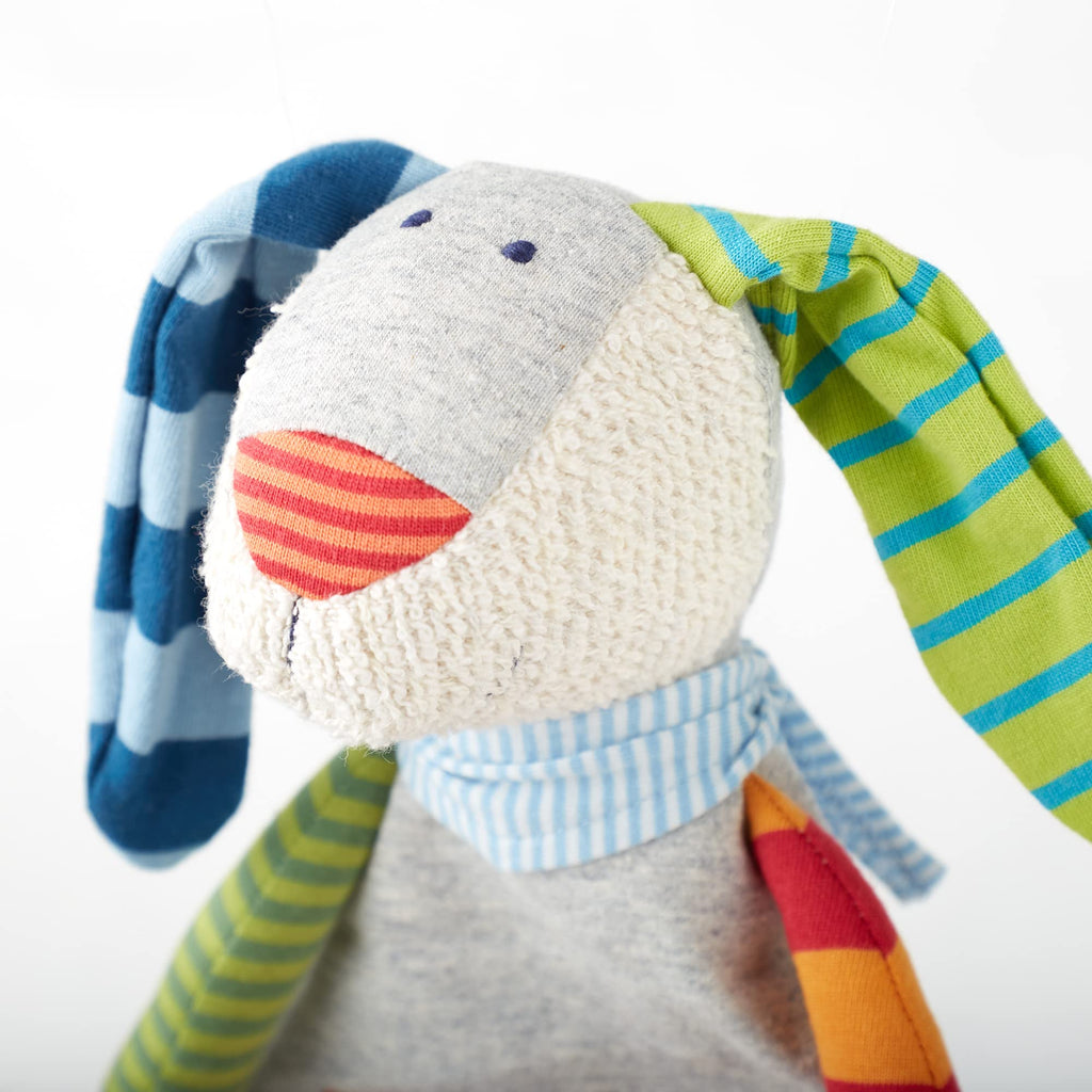 SIGIKID Schnuffeltuch Hase Ringel Dingel Baby Schmusetuch - Spielzeug Stofftier Kuscheltier