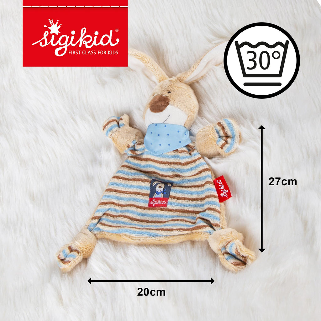 SIGIKID Schnuffeltuch Hase Semmel Bunny Baby Schmusetuch - Spielzeug Stofftier Kuscheltier