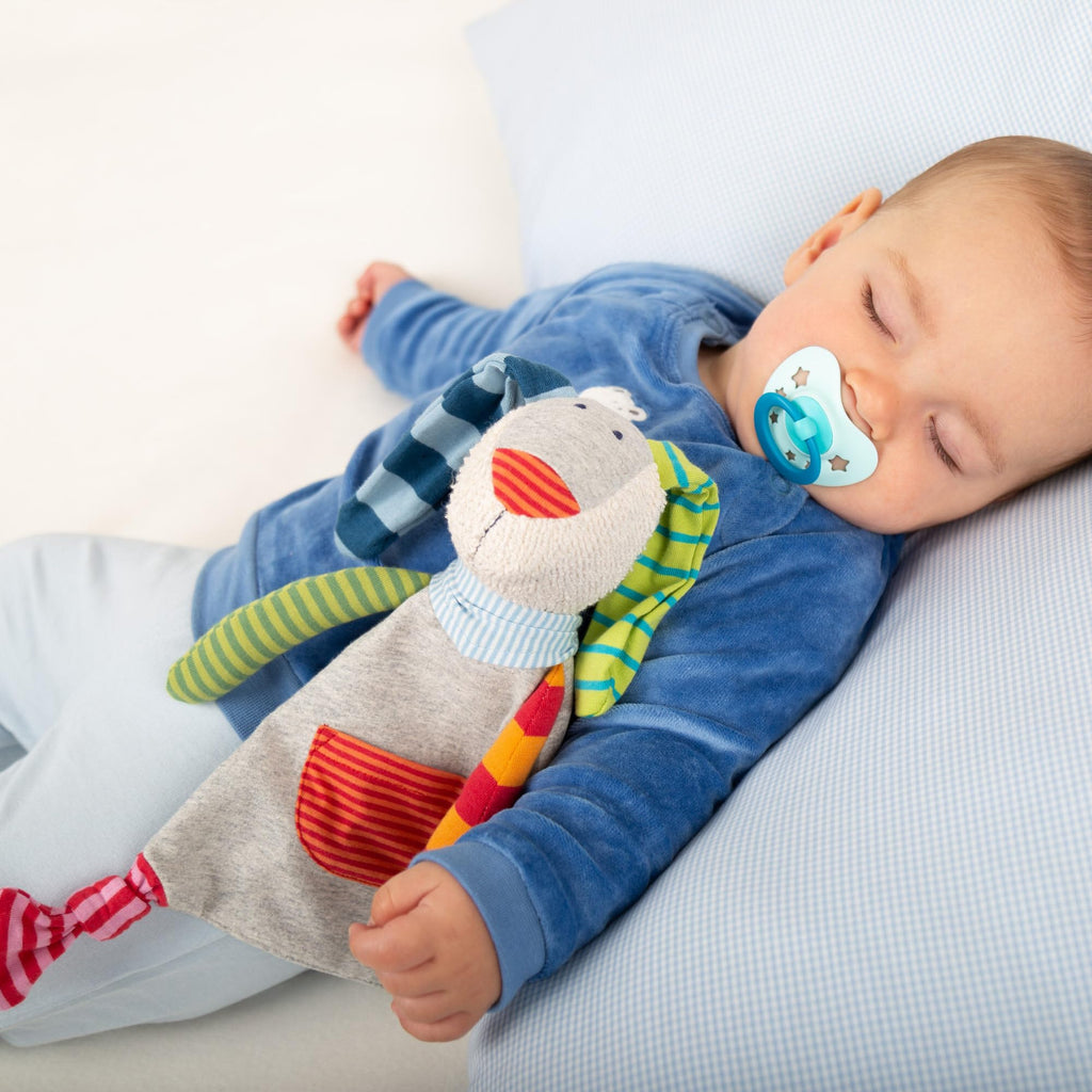 SIGIKID Schnuffeltuch Hase Ringel Dingel Baby Schmusetuch - Spielzeug Stofftier Kuscheltier