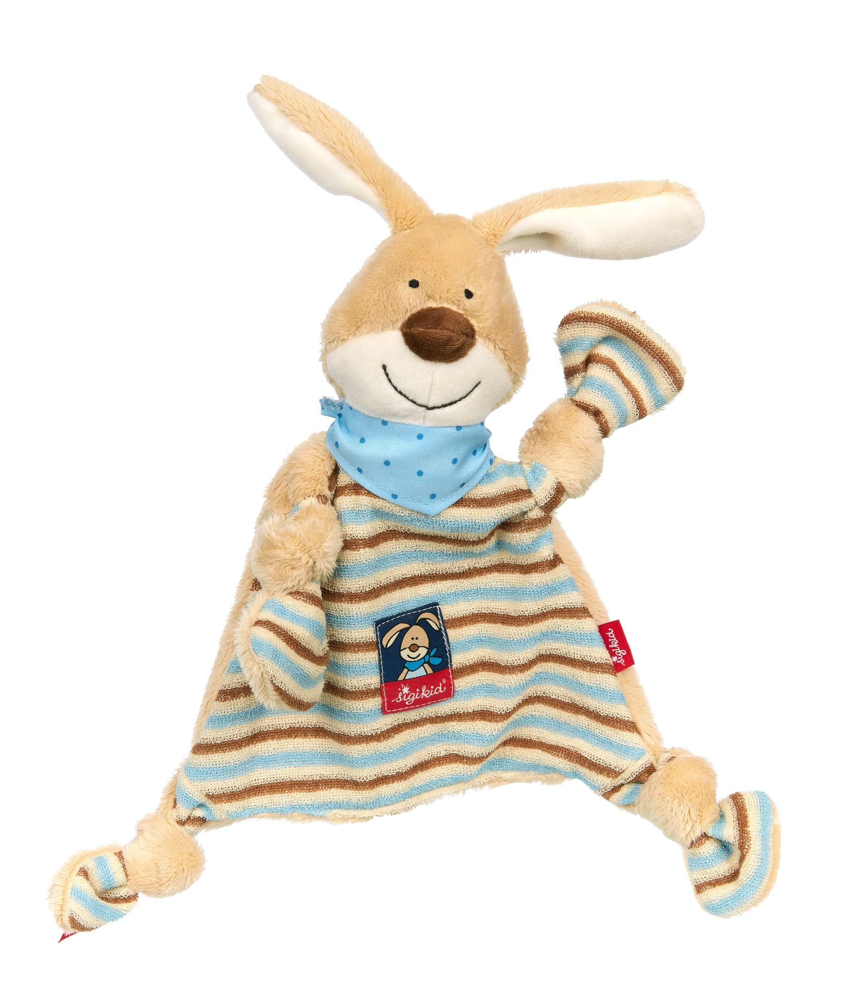 SIGIKID Schnuffeltuch Hase Semmel Bunny Baby Schmusetuch - Spielzeug Stofftier Kuscheltier