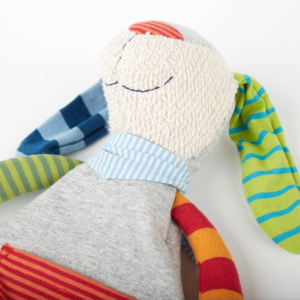 SIGIKID Schnuffeltuch Hase Ringel Dingel Baby Schmusetuch - Spielzeug Stofftier Kuscheltier