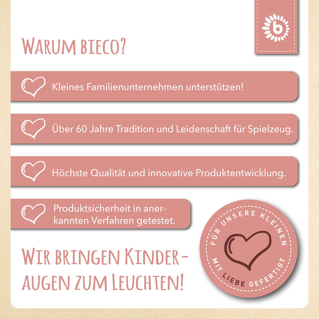 Bieco Schmusetuch REH Ella | Ab Geburt | Schnuffeltuch Baby Mädchen | Geschenk Geburt Mädchen |