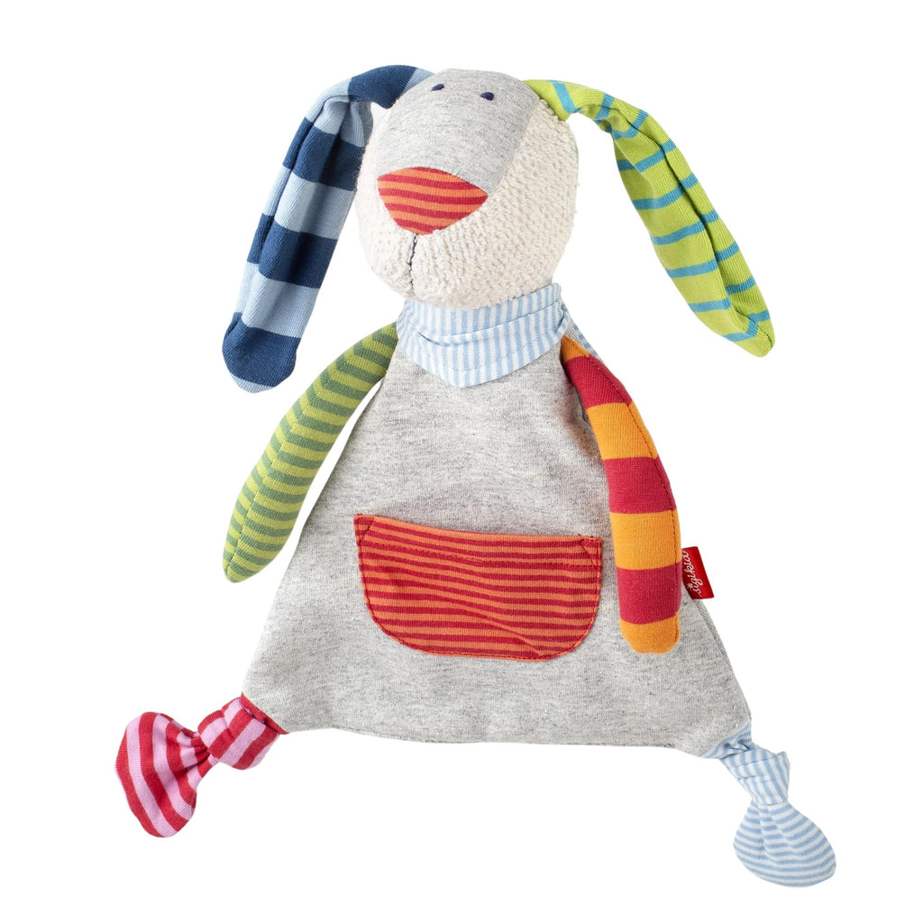 SIGIKID Schnuffeltuch Hase Ringel Dingel Baby Schmusetuch - Spielzeug Stofftier Kuscheltier