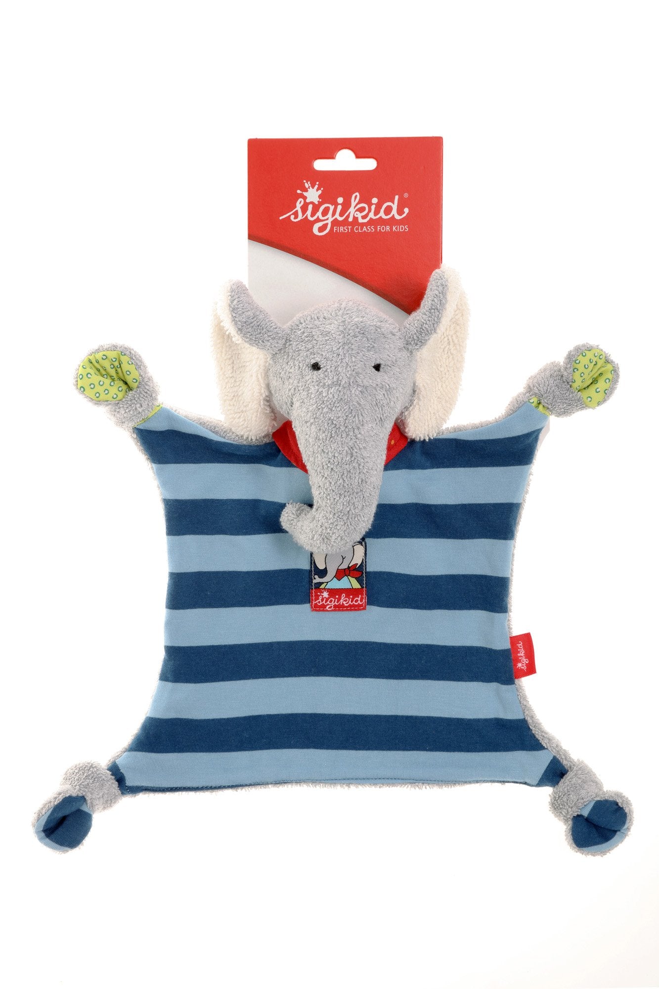SIGIKID Schnuffeltuch Elefant Lolo Lombardo Baby Schmusetuch - Spielzeug Stofftier Kuscheltier
