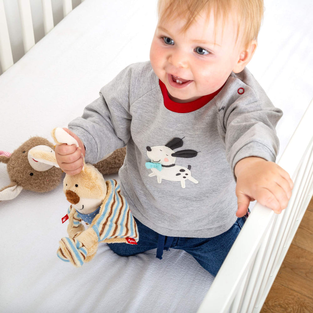 SIGIKID Schnuffeltuch Hase Semmel Bunny Baby Schmusetuch - Spielzeug Stofftier Kuscheltier